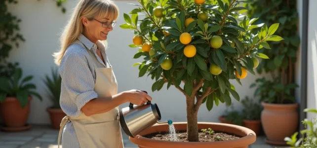 Arrosage et entretien du citronnier en pot : conseils essentiels pour un arbre en pleine santé